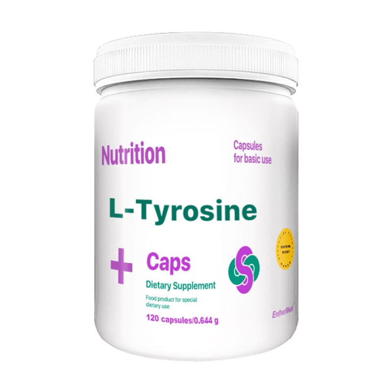 L-Тирозин EntherMeal L-Tyrosine, 120 капсул