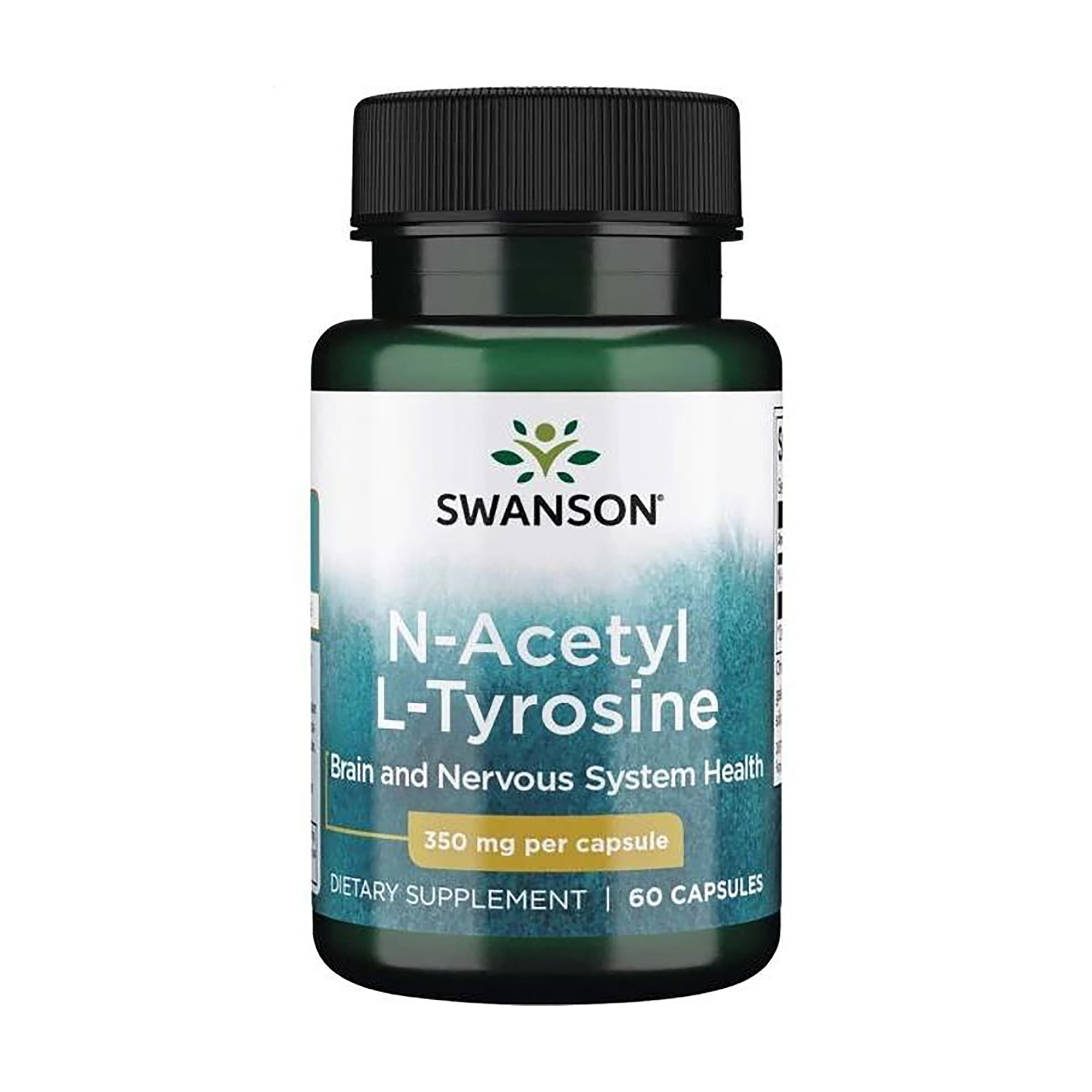 N-Ацетил-L-Тирозин Swanson N-Acetyl L-Tyrosine 350 мг, 60 капсул